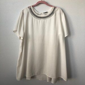 Apt. 9 Jeweled Sparkle Blouse 3X